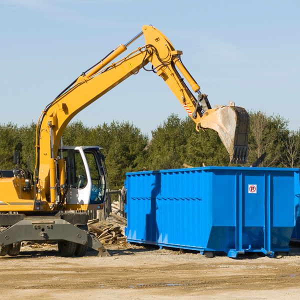 can i choose the location where the residential dumpster will be placed in Leon Oklahoma